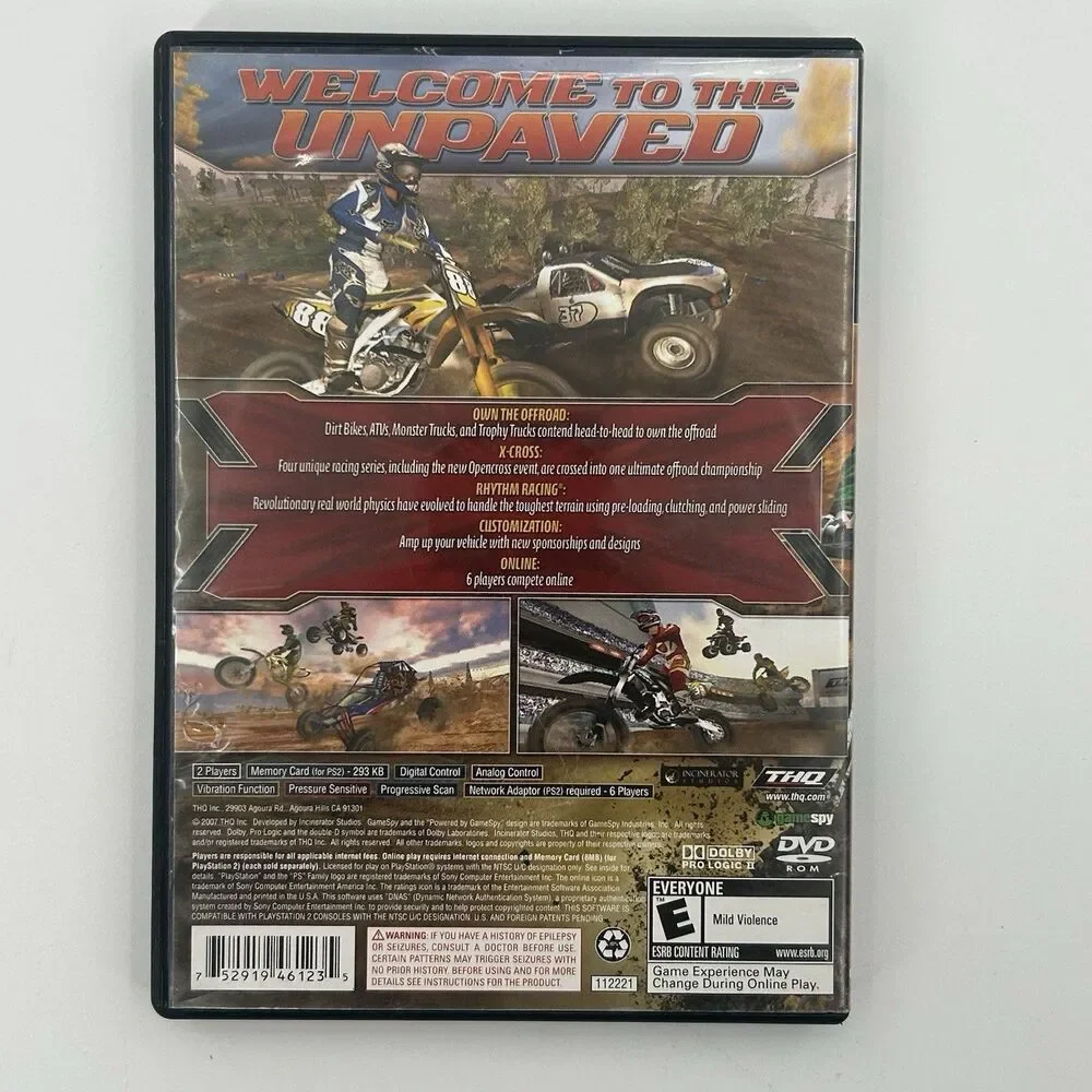 Mx Vs ATV Untamed PS2 PlayStation 2 Complete CIB Fast Shipping Tested